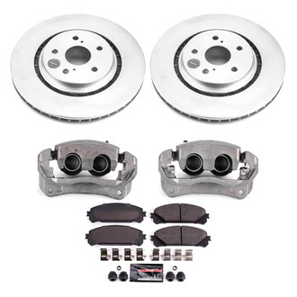 PowerStop® - Z23 Evolution Sport Plain Front Brake Kit with Calipers
