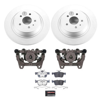 PowerStop® - Z36 Extreme Plain Rear Brake Kit with Calipers