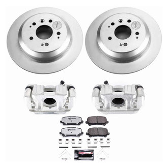 PowerStop® - Z36 Extreme Plain Rear Brake Kit with Calipers
