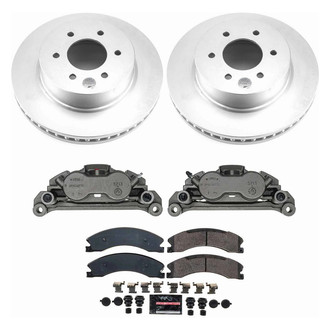 PowerStop® - Z23 Evolution Sport Plain Front Brake Kit with Calipers