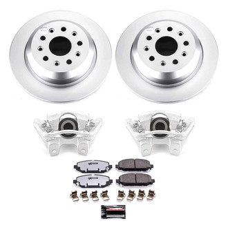 PowerStop® - Z36 Extreme Plain Rear Brake Kit with Calipers