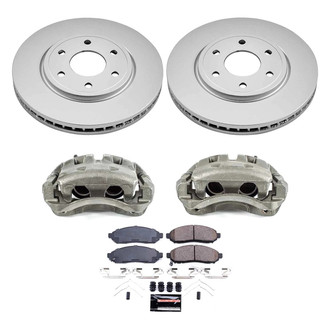 PowerStop® - Z23 Evolution Sport Plain Front Brake Kit with Calipers