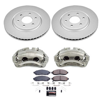PowerStop® - Z23 Evolution Sport Plain Front Brake Kit with Calipers
