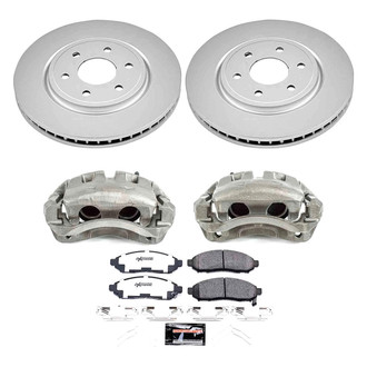 PowerStop® - Z36 Extreme Plain Front Brake Kit with Calipers