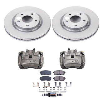 PowerStop® - Z23 Evolution Sport Plain Front Brake Kit with Calipers