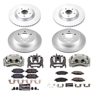 PowerStop® - Z23 Evolution Sport Plain Front and Rear Brake Kit with Calipers
