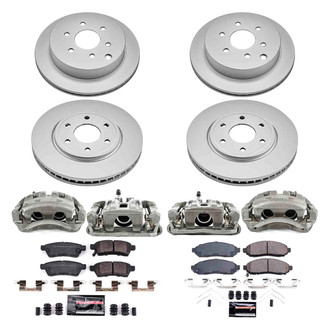 PowerStop® - Z23 Evolution Sport Plain Front and Rear Brake Kit with Calipers