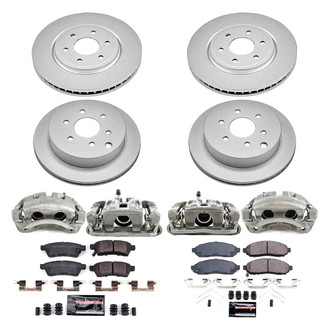 PowerStop® - Z23 Evolution Sport Plain Front and Rear Brake Kit with Calipers