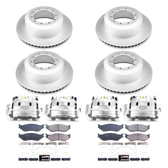 PowerStop® - Z23 Evolution Sport Plain Front and Rear Brake Kit with Calipers