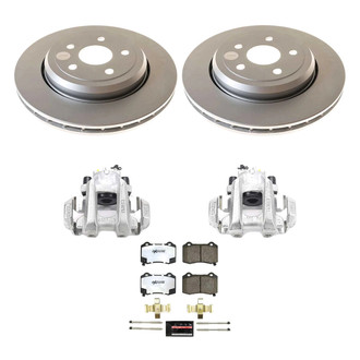 PowerStop® - Z36 Extreme Plain Rear Brake Kit with Calipers