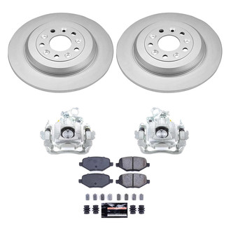 PowerStop® - Z23 Evolution Sport Plain Rear Brake Kit with Calipers