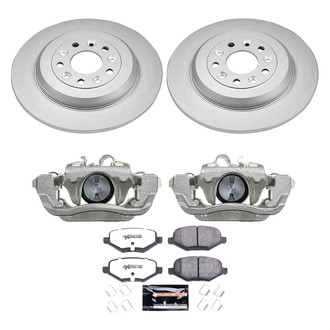 PowerStop® CPR8846A-36 - Z36 Extreme Plain Rear Brake Kit with Calipers
