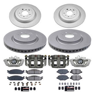 PowerStop® - Z23 Evolution Sport Plain Front and Rear Brake Kit with Calipers