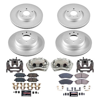 PowerStop® - Z23 Evolution Sport Plain Front and Rear Brake Kit with Calipers