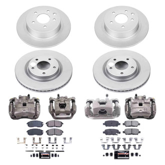 PowerStop® - Z23 Evolution Sport Plain Front and Rear Brake Kit with Calipers