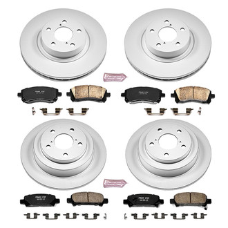 PowerStop® - Z17 Evolution Geomet® Plain Brake Kit