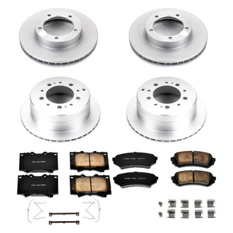 PowerStop® - Z17 Evolution Geomet® Plain Brake Kit