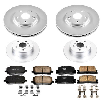 PowerStop® - Z17 Evolution Geomet® Plain Front and Rear Brake Kit
