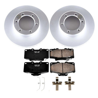 PowerStop® - Z17 Evolution Geomet® Plain Front Brake Kit