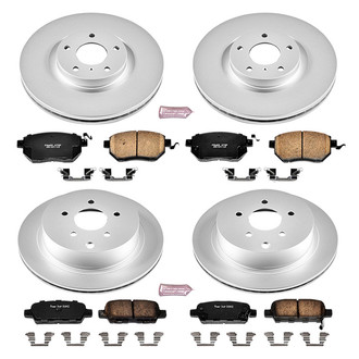 PowerStop® - Z17 Evolution Geomet® Plain Front and Rear Brake Kit