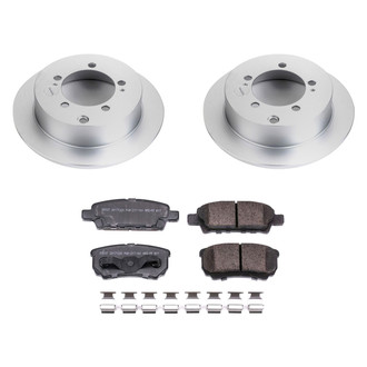 PowerStop® - Z17 Evolution Geomet® Plain Rear Brake Kit