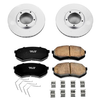 PowerStop® - Z17 Evolution Geomet® Plain Front Brake Kit