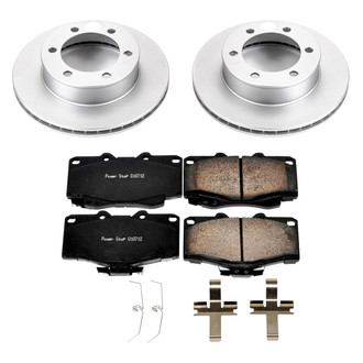 PowerStop® - Z17 Evolution Geomet® Plain Front Brake Kit