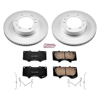 PowerStop® - Z17 Evolution Geomet® Plain Front Brake Kit