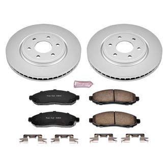 PowerStop® - Z17 Evolution Geomet® Plain Front Brake Kit
