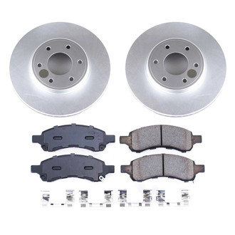 PowerStop® - Z17 Evolution Geomet® Plain Front Brake Kit