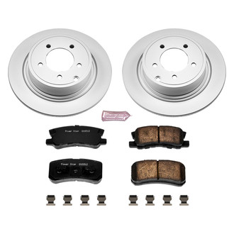 PowerStop® - Z17 Evolution Geomet® Plain Rear Brake Kit