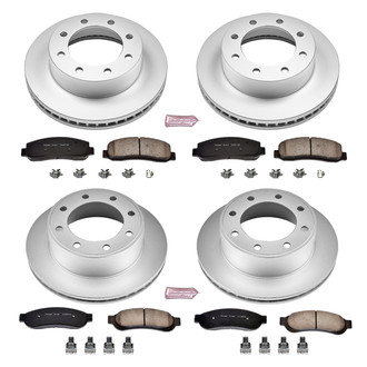 PowerStop® - Z17 Evolution Geomet® Plain Front and Rear Brake Kit