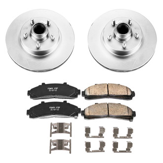 PowerStop® - Z17 Evolution Geomet® Plain Front Brake Kit