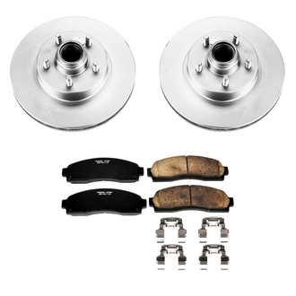 PowerStop® - Z17 Evolution Geomet® Plain Front Brake Kit