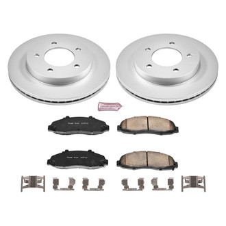 PowerStop® - Z17 Evolution Geomet® Plain Front Brake Kit