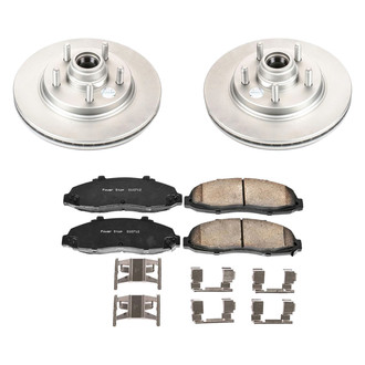 PowerStop® - Z17 Evolution Geomet® Plain Front Brake Kit