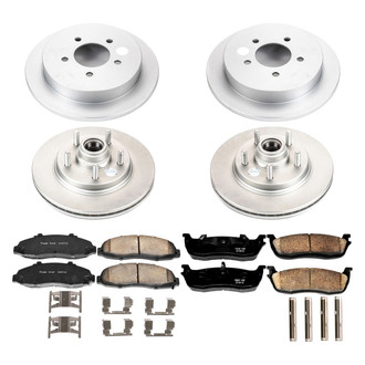 PowerStop® - Z17 Evolution Geomet® Plain Front and Rear Brake Kit