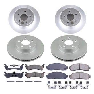 PowerStop® - Z17 Evolution Geomet® Plain Front and Rear Brake Kit