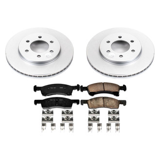 PowerStop® - Z17 Evolution Geomet® Plain Front Brake Kit