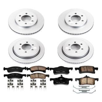PowerStop® - Z17 Evolution Geomet® Plain Brake Kit