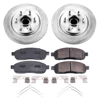 PowerStop® - Z17 Evolution Geomet® Plain Front Brake Kit