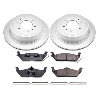 PowerStop® - Z17 Evolution Geomet® Plain Rear Brake Kit