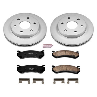 PowerStop® - Z17 Evolution Geomet® Plain Front Brake Kit