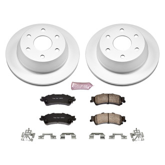 PowerStop® - Z17 Evolution Geomet® Plain Rear Brake Kit