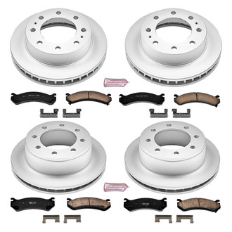 PowerStop® - Z17 Evolution Geomet® Plain Front and Rear Brake Kit