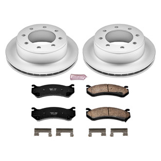 PowerStop® - Z17 Evolution Geomet® Plain Rear Brake Kit