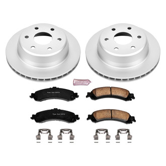 PowerStop® CRK2046 - Z17 Evolution Geomet® Plain Rear Brake Kit