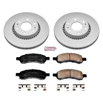 PowerStop® - Z17 Evolution Geomet® Plain Front Brake Kit