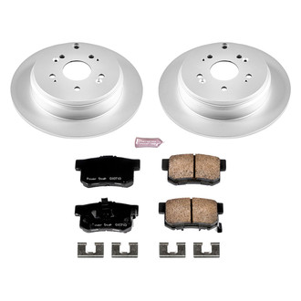 PowerStop® CRK206 - Z17 Evolution Geomet® Plain Rear Brake Kit