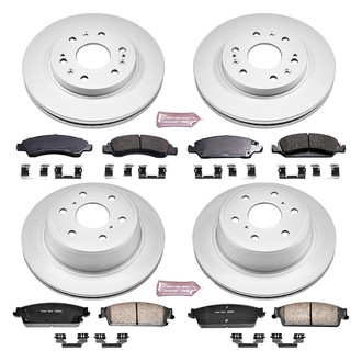 PowerStop® - Z17 Evolution Geomet® Plain Brake Kit